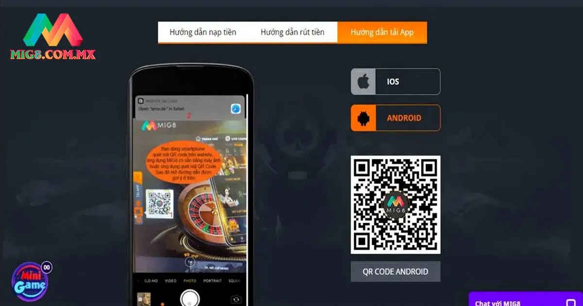 Tải app MIG8 dễ dàng